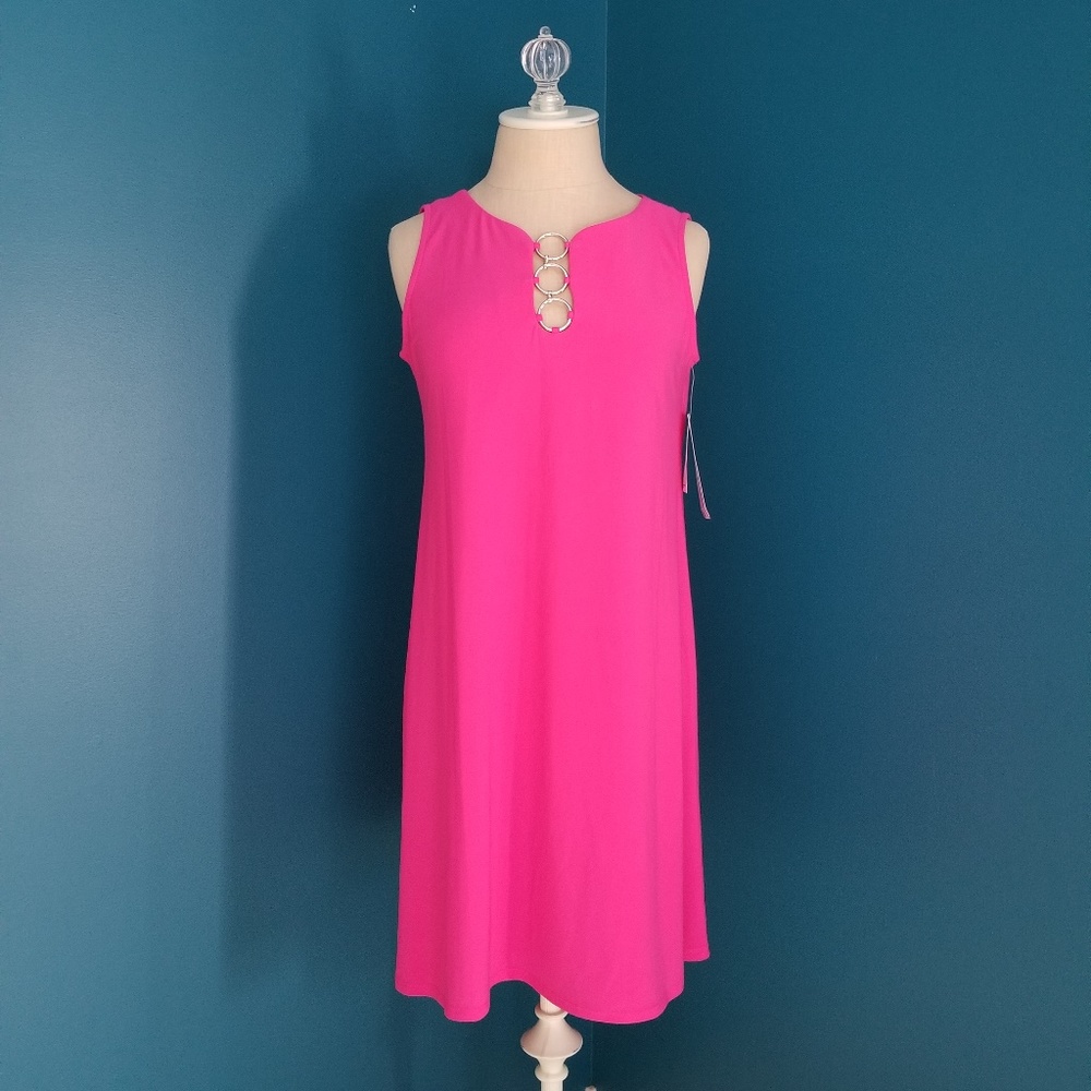 Ivy Lane Bright Pink Summer Dress Petite Small NWT